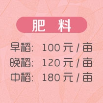 水稻用肥料