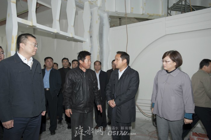肖本明书记视察电子商务产业园，走进涟水网总部