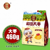 禾田昌新疆红枣一级枣王460g和田大枣特产干果零食可夹核桃仁吃